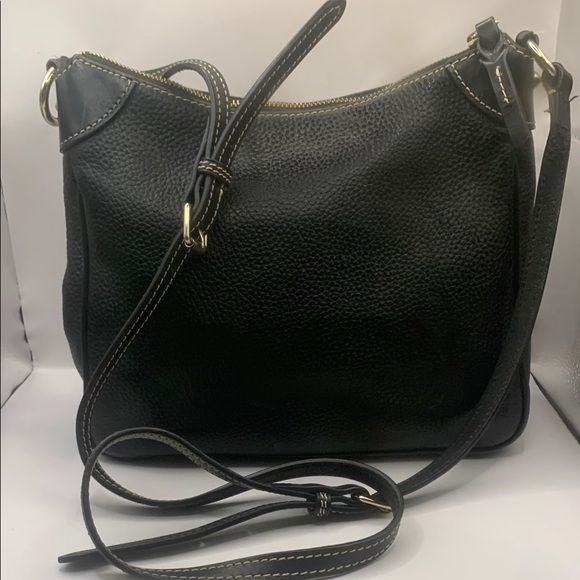 Dooney & Bourke Black Crossbody Bag with Gold Accents - Picture 6 of 10